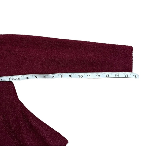 CAbi Britt Boulce Merlot Red Jacket Blazer Size 6 - Picture 7 of 9